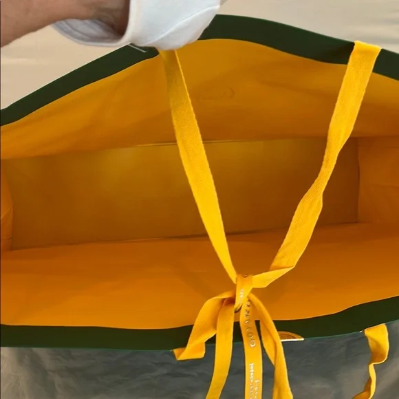 JUMBO Goyard Forest Green Tote with Mustard Straps - Picture 11 of 11